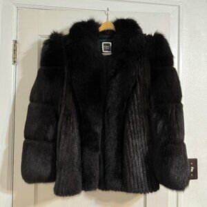 Vintage Dark Brown Mink Fur Coat